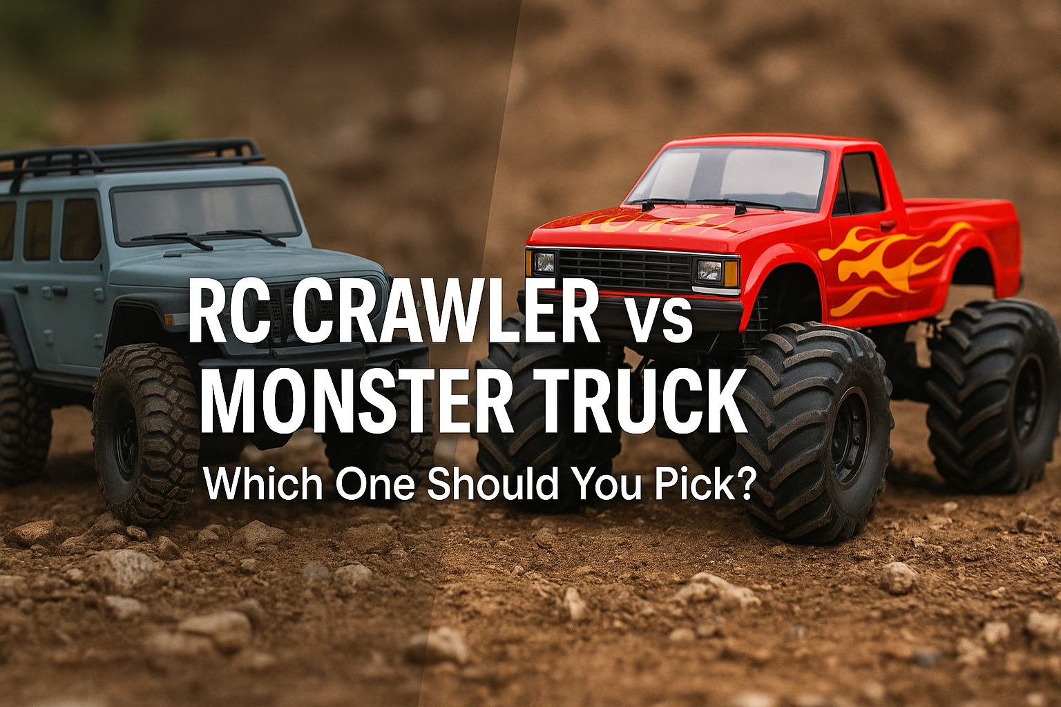 Difference Between RC Crawler and Monster Truck